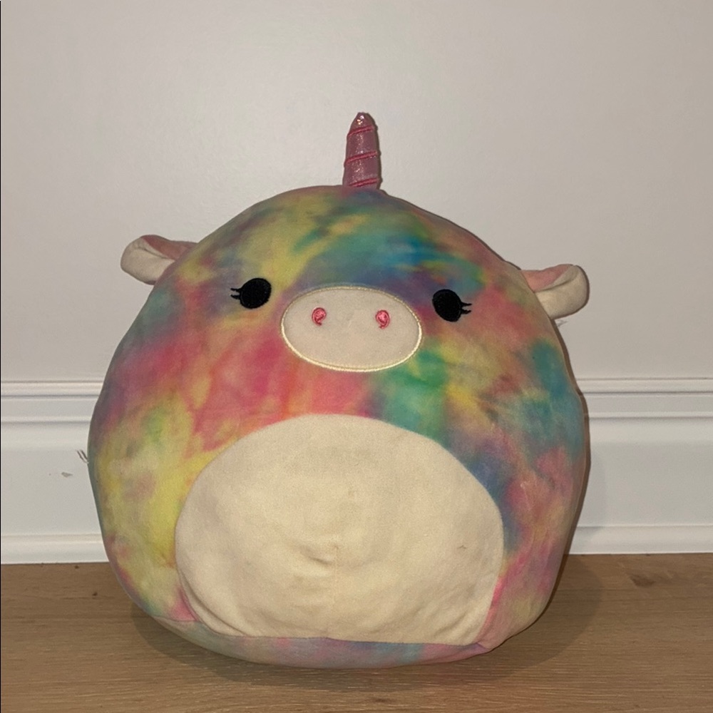 Squishmallows Tie-Dye Unicorn Plush